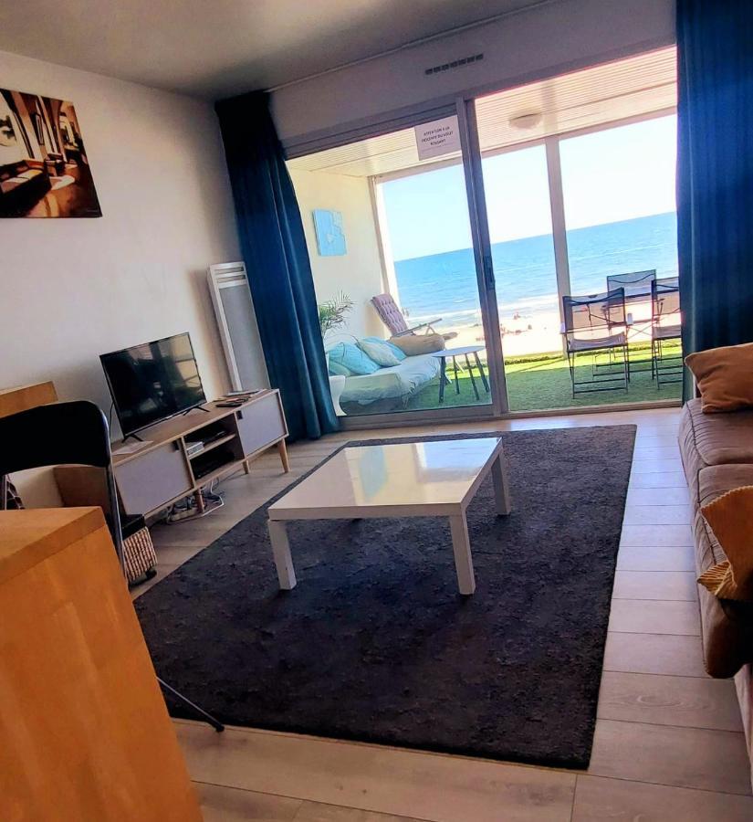 Studio Vue Mer Exceptionnelle Premiere Ligne Carnon Plage Exterior foto